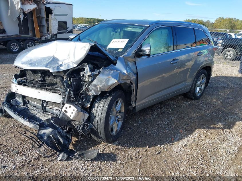 2014 TOYOTA HIGHLANDER LIMITED - 5TDDKRFH6ES007097