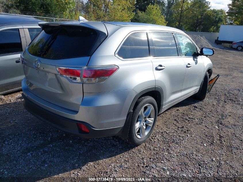 2014 TOYOTA HIGHLANDER LIMITED - 5TDDKRFH6ES007097