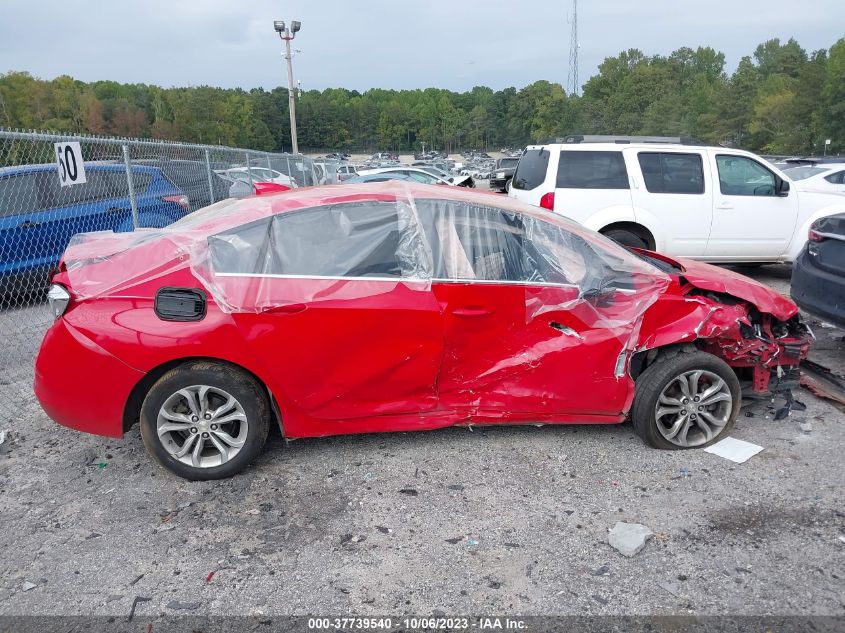 2019 CHEVROLET CRUZE LT - 1G1BE5SM8K7119165