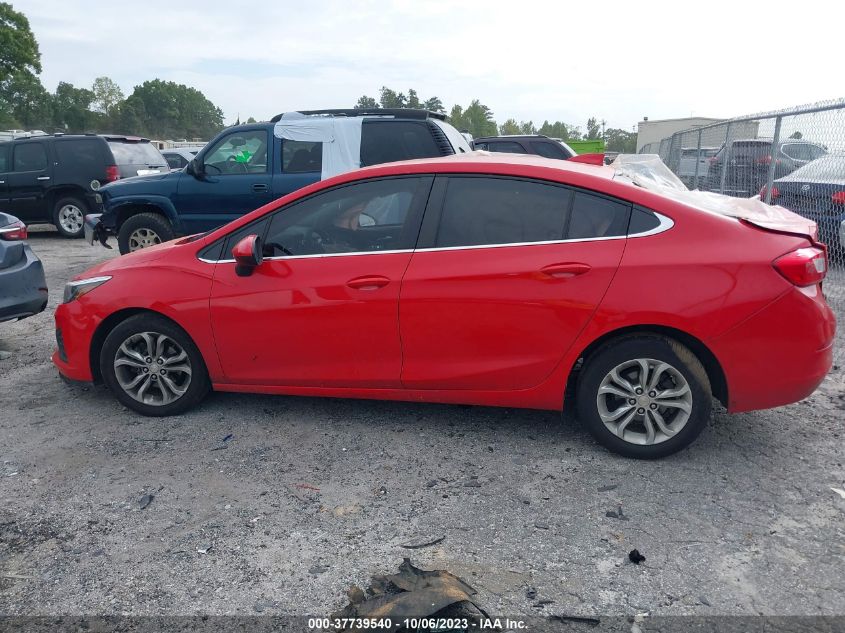 2019 CHEVROLET CRUZE LT - 1G1BE5SM8K7119165