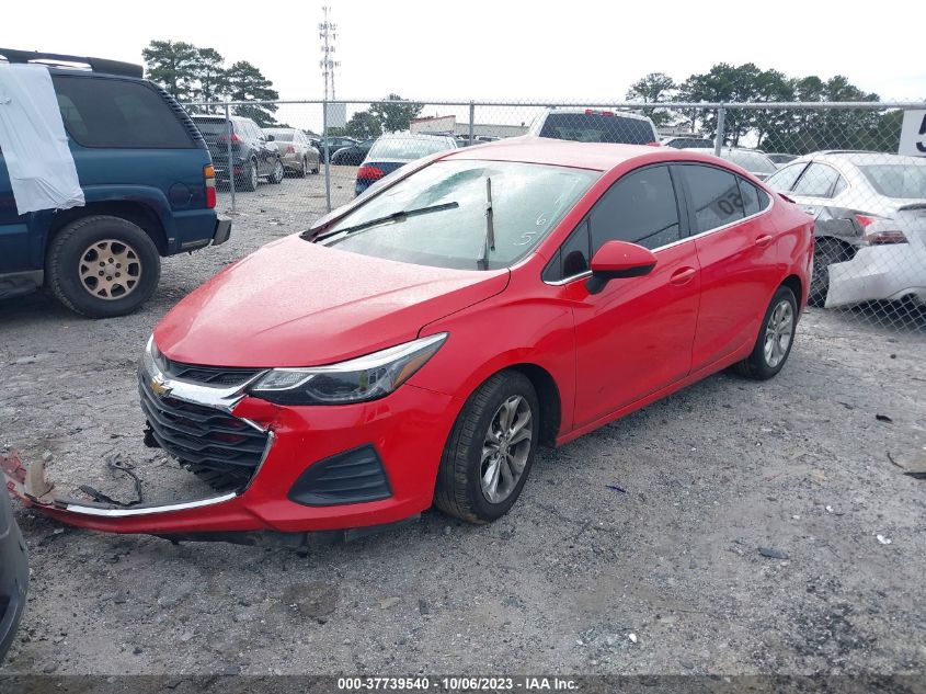 2019 CHEVROLET CRUZE LT - 1G1BE5SM8K7119165