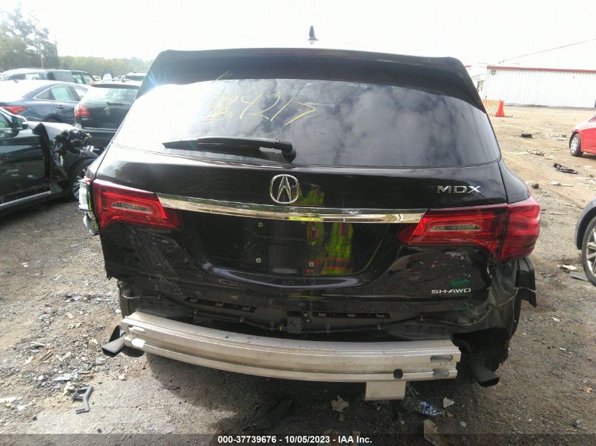 2018 ACURA MDX W/TECHNOLOGY PKG - 5J8YD4H57JL027860
