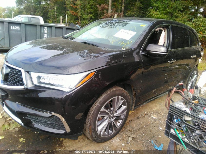2018 ACURA MDX W/TECHNOLOGY PKG - 5J8YD4H57JL027860