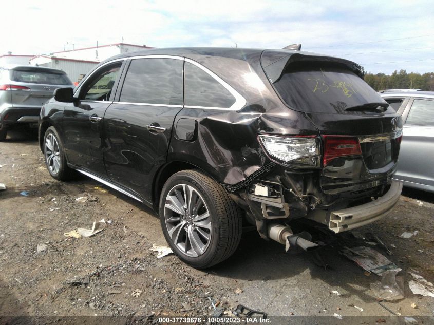 2018 ACURA MDX W/TECHNOLOGY PKG - 5J8YD4H57JL027860
