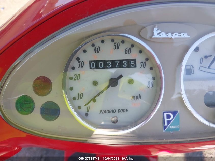 2005 VESPA M198F ZAPM198F655013369