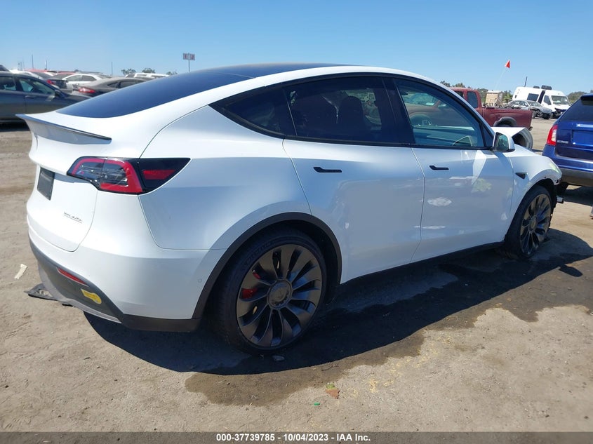 VIN 7SAYGDEF2NF533790 2022 TESLA MODEL Y