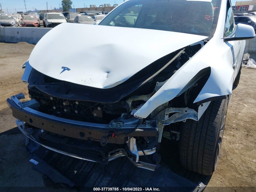 VIN 7SAYGDEF2NF533790 2022 TESLA MODEL Y