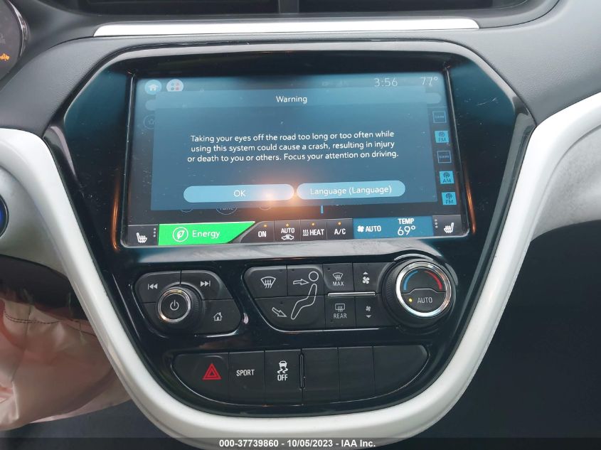 2019 CHEVROLET BOLT EV LT - 1G1FY6S05K4102238