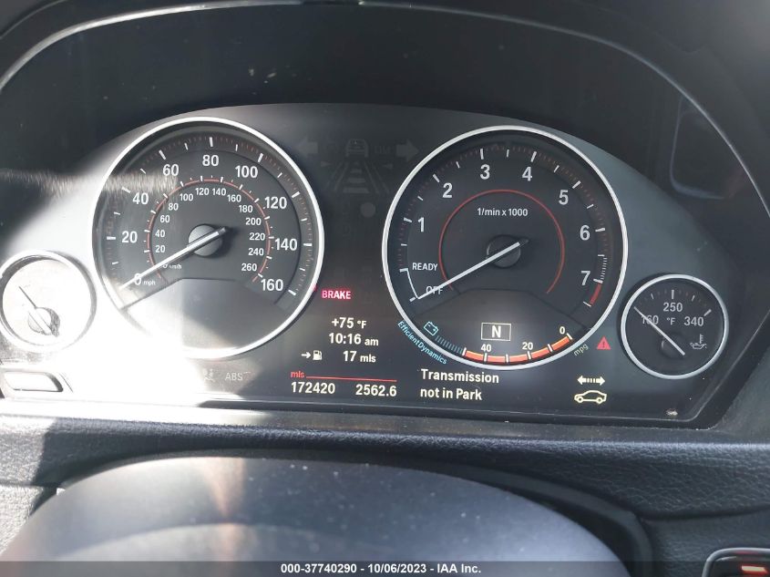 2013 BMW 335I WBA3A9G53DNP36212
