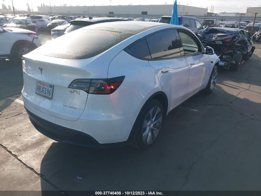 2020 TESLA MODEL Y LONG RANGE - 5YJYGDEE3LF013809