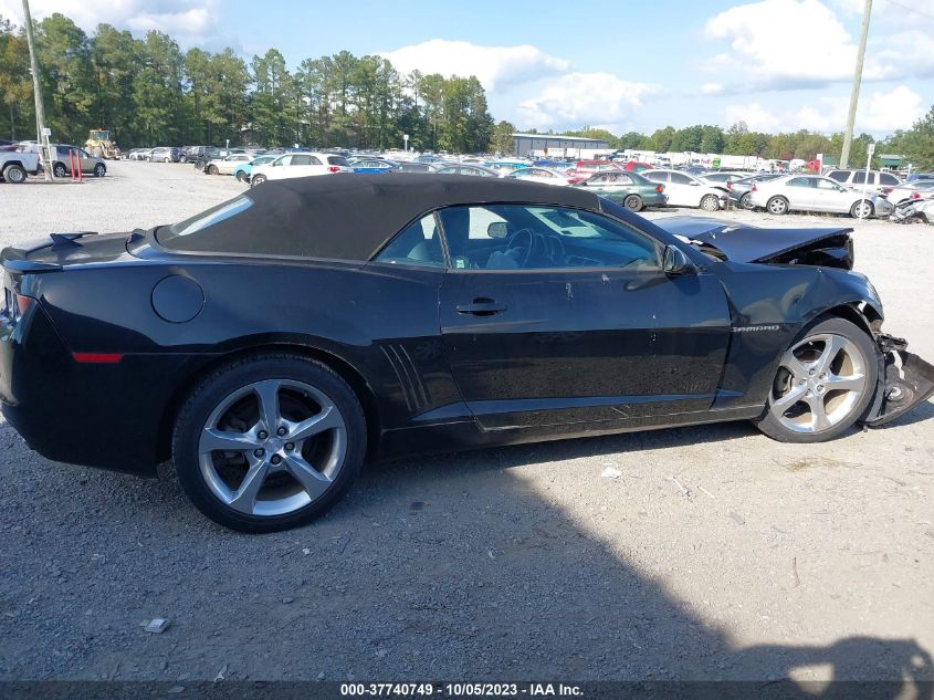 2013 CHEVROLET CAMARO LT - 2G1FC3D31D9124662