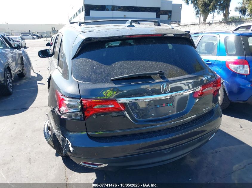 2015 ACURA MDX TECH PKG - 5FRYD4H40FB019243