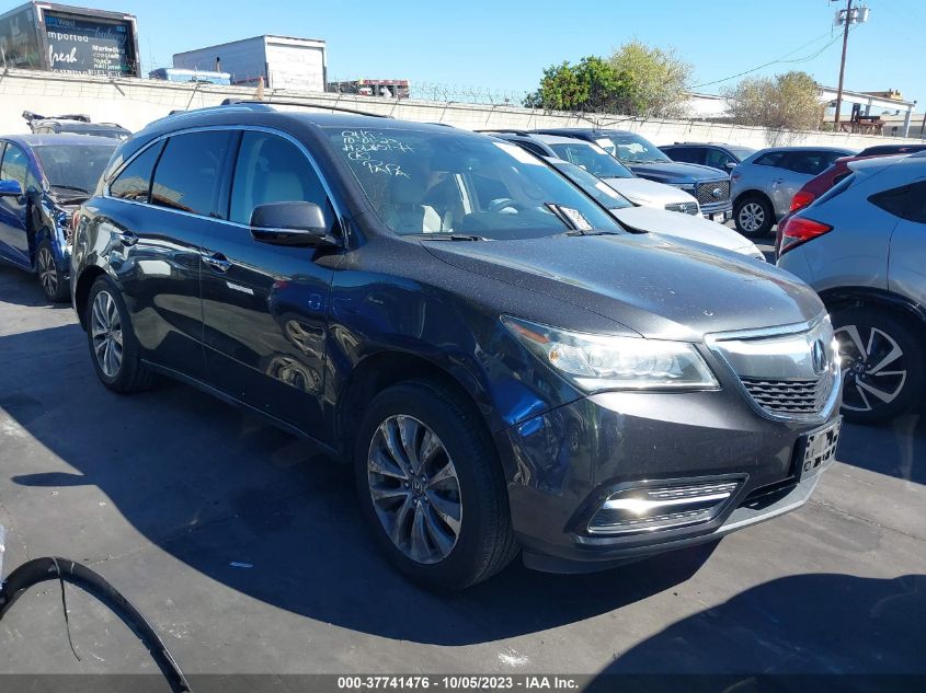 2015 ACURA MDX TECH PKG - 5FRYD4H40FB019243