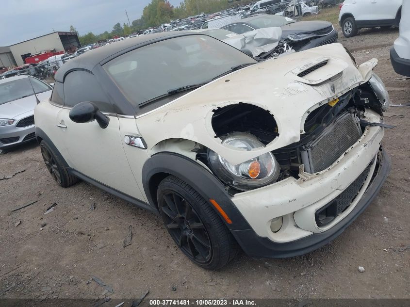2013 MINI COUPE COOPER S - WMWSX3C53DT408765