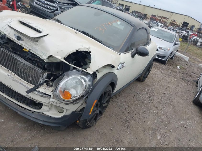 2013 MINI COUPE COOPER S WMWSX3C53DT408765