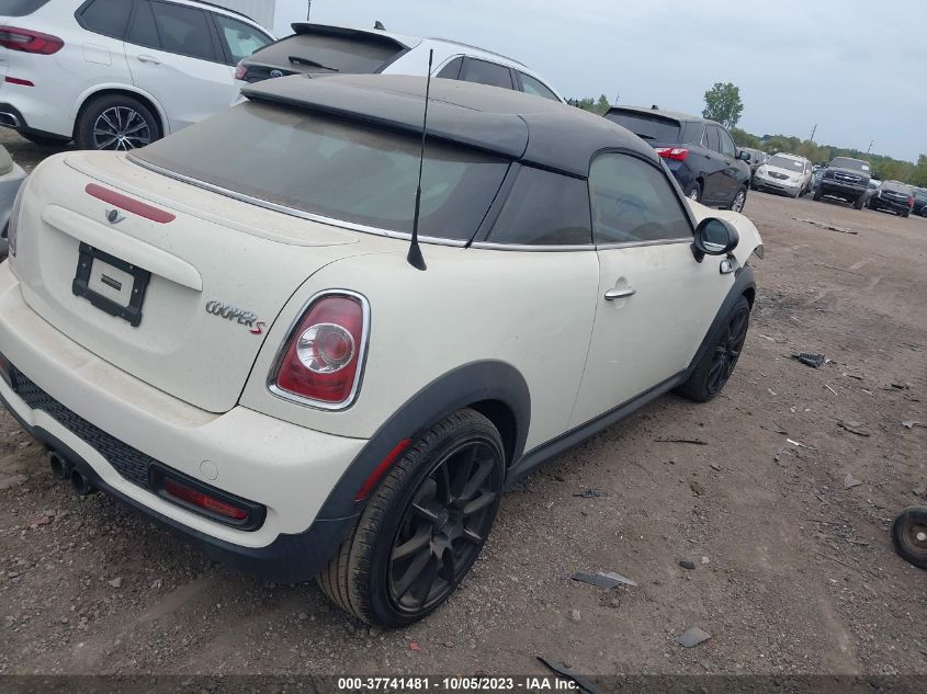 2013 MINI COUPE COOPER S WMWSX3C53DT408765