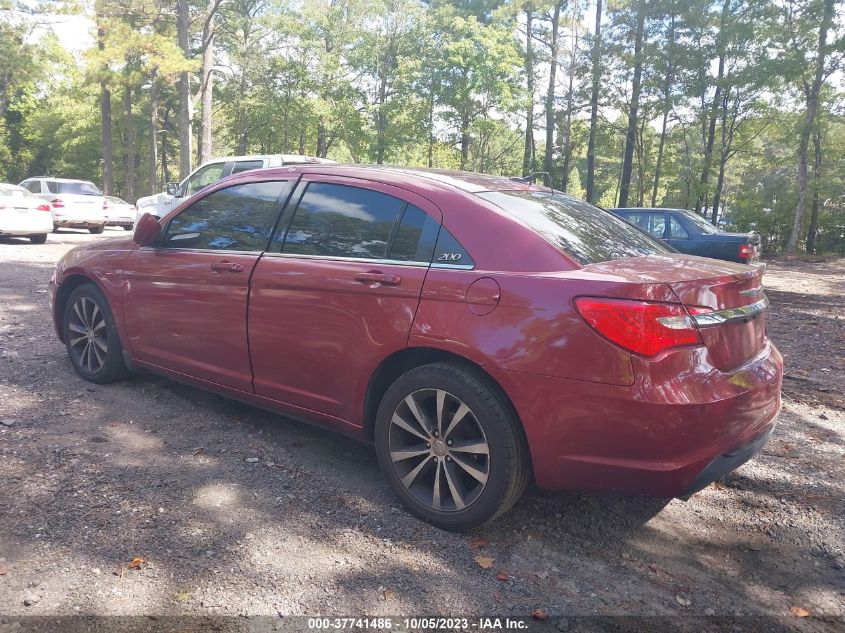 2013 CHRYSLER 200 TOURING - 1C3CCBBG6DN700337