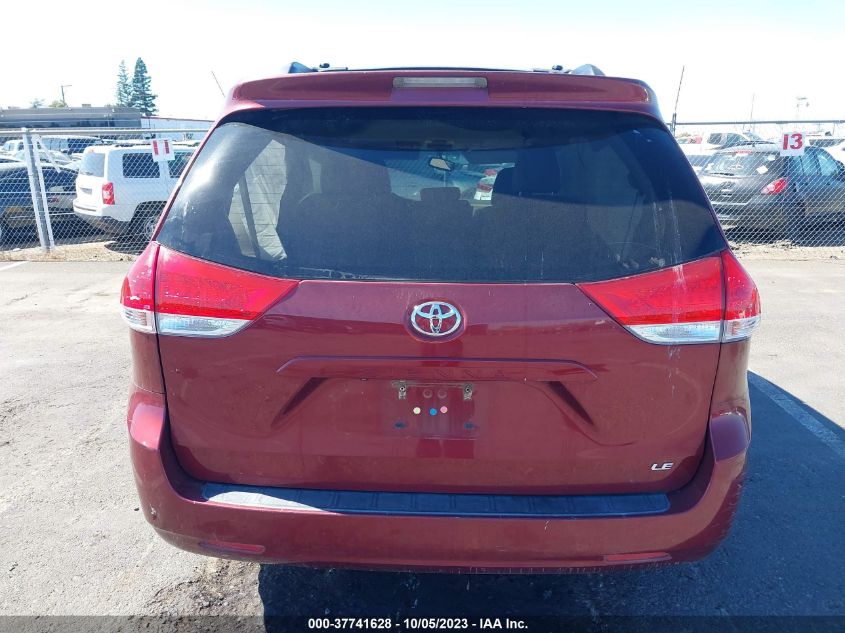 2014 TOYOTA SIENNA LE - 5TDKK3DC0ES489951