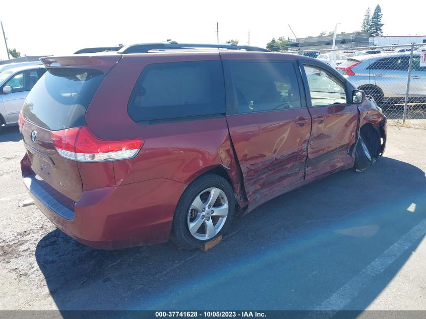 2014 TOYOTA SIENNA LE - 5TDKK3DC0ES489951