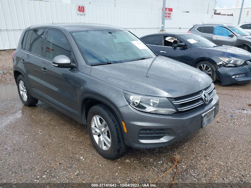 2013 VOLKSWAGEN TIGUAN S - WVGAV7AX3DW005041