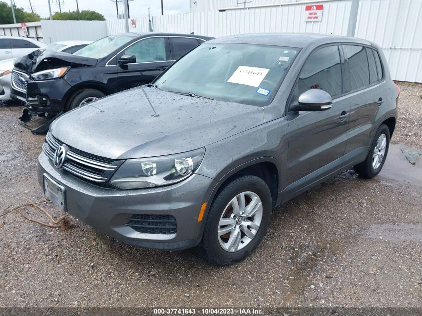 2013 VOLKSWAGEN TIGUAN S - WVGAV7AX3DW005041