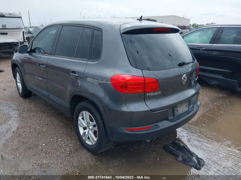 2013 VOLKSWAGEN TIGUAN S - WVGAV7AX3DW005041
