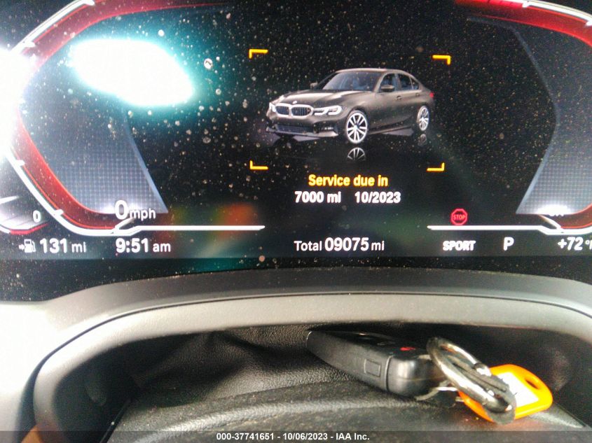 2022 BMW 330I XDRIVE 3MW5R7J02N8C49817