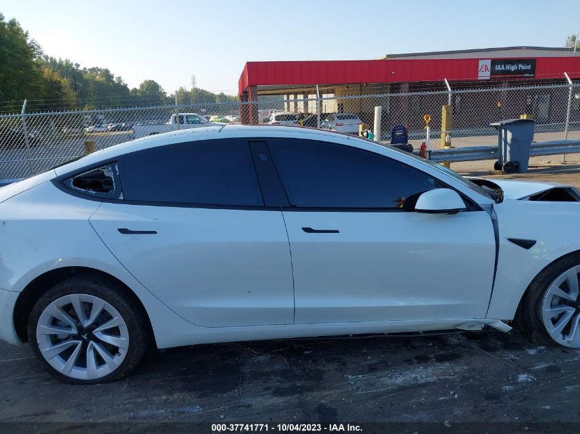 2022 TESLA MODEL 3 LONG RANGE - 5YJ3E1EBXNF254676