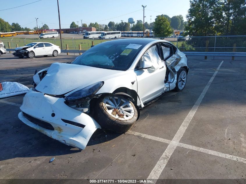 2022 TESLA MODEL 3 LONG RANGE - 5YJ3E1EBXNF254676