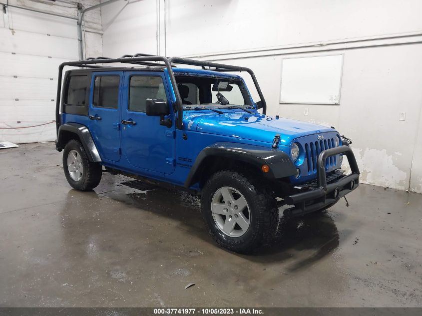 2015 JEEP WRANGLER UNLIMITED SPORT - 1C4BJWDG4FL766367