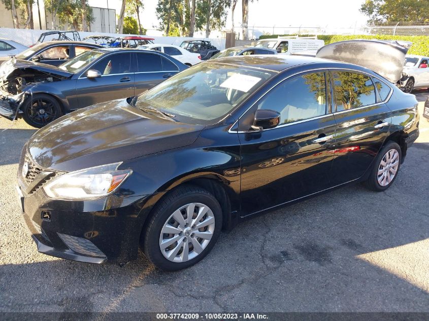 2016 NISSAN SENTRA S - 3N1AB7AP4GY209022