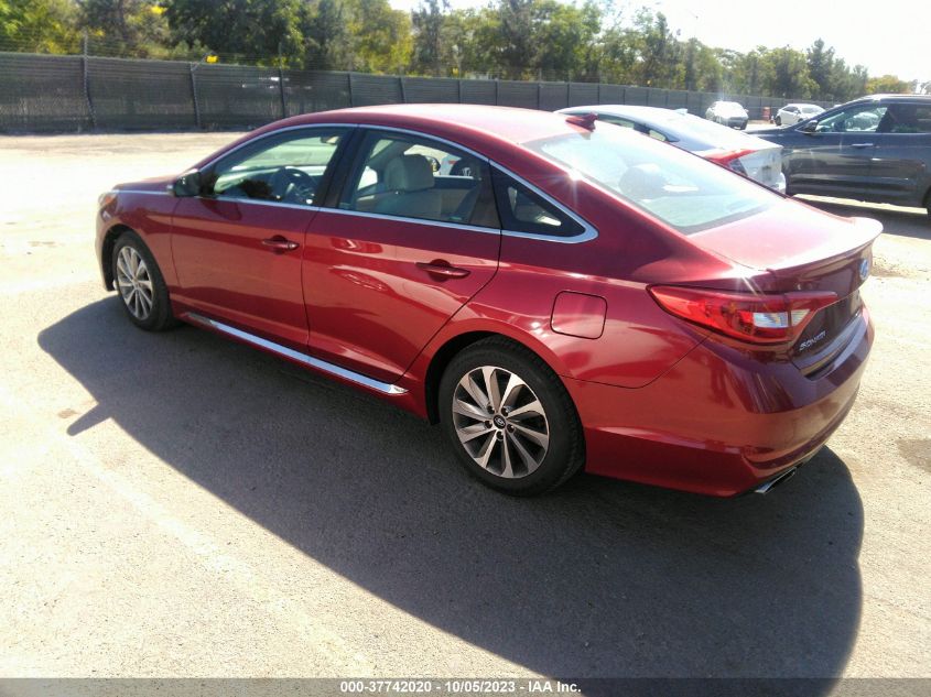 2015 HYUNDAI SONATA SPORT/LIMITED - 5NPE34AF1FH053518