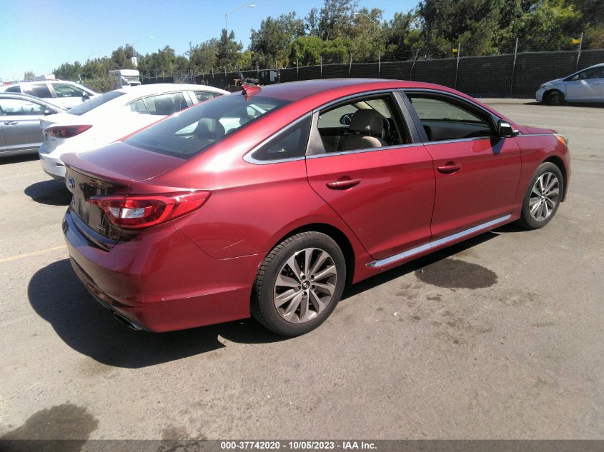 2015 HYUNDAI SONATA SPORT/LIMITED - 5NPE34AF1FH053518