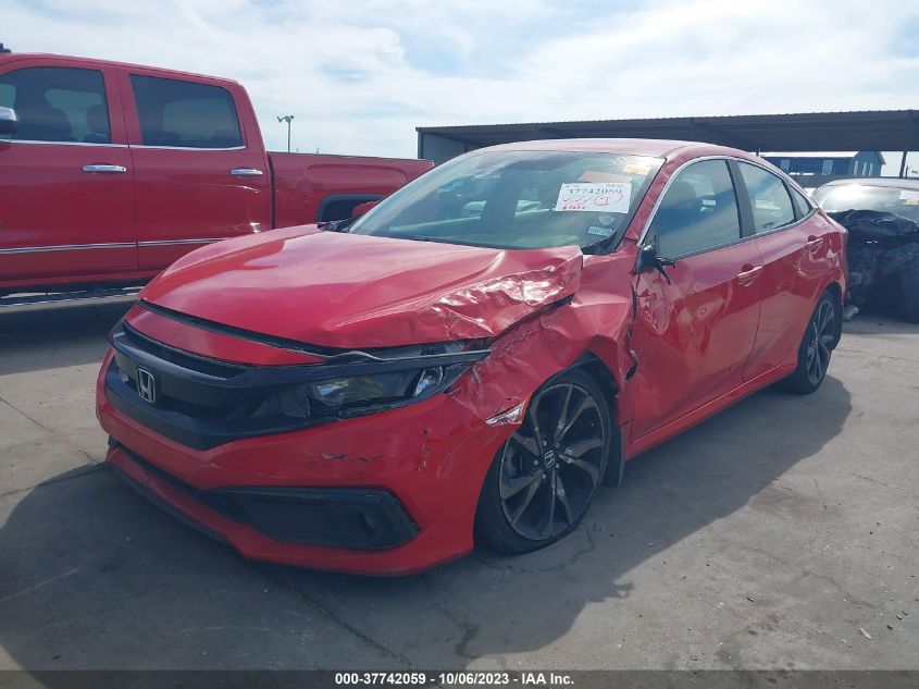 VIN 2HGFC2F80KH516501 2019 HONDA CIVIC SEDAN SPORT
