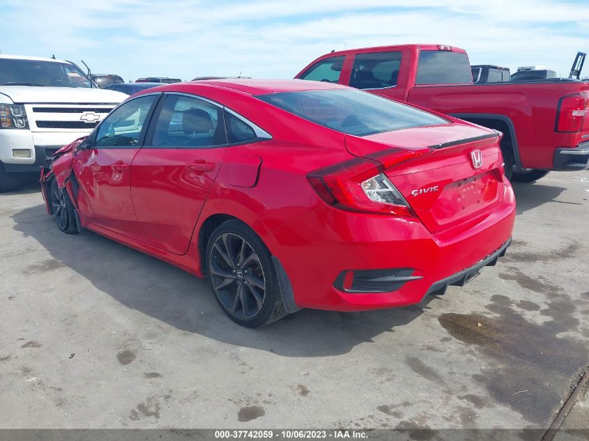 VIN 2HGFC2F80KH516501 2019 HONDA CIVIC SEDAN SPORT