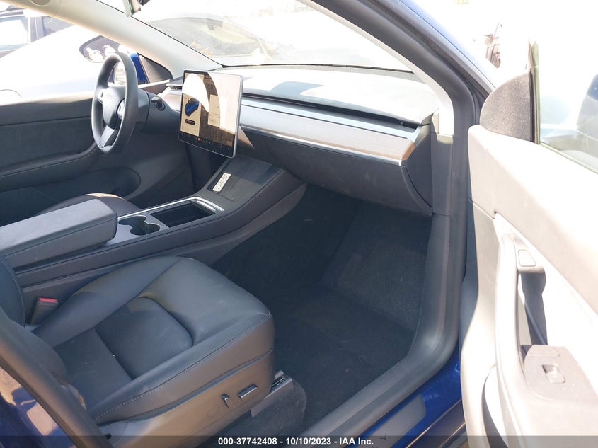 VIN 7SAYGDEF7NF491665 2022 TESLA MODEL Y PERFORMANCE