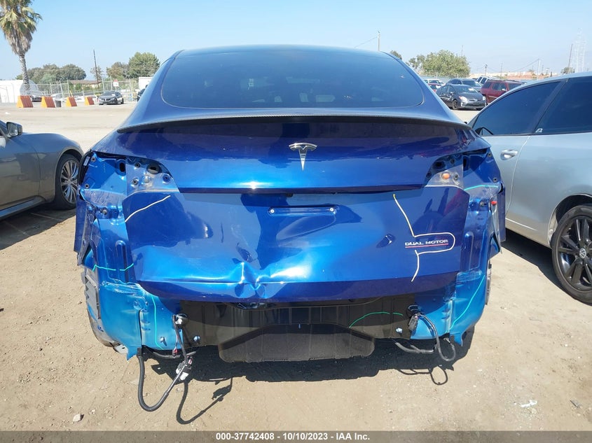 VIN 7SAYGDEF7NF491665 2022 TESLA MODEL Y PERFORMANCE
