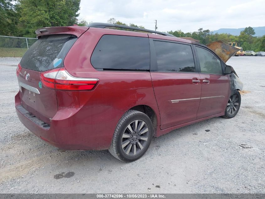 VIN 5TDDZ3DC2JS191920 2018 TOYOTA SIENNA XLE/XLE PREMIUM/LIMITED/L