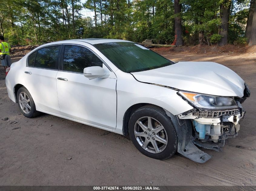 2017 HONDA ACCORD SEDAN EX - 1HGCR2F7XHA219638