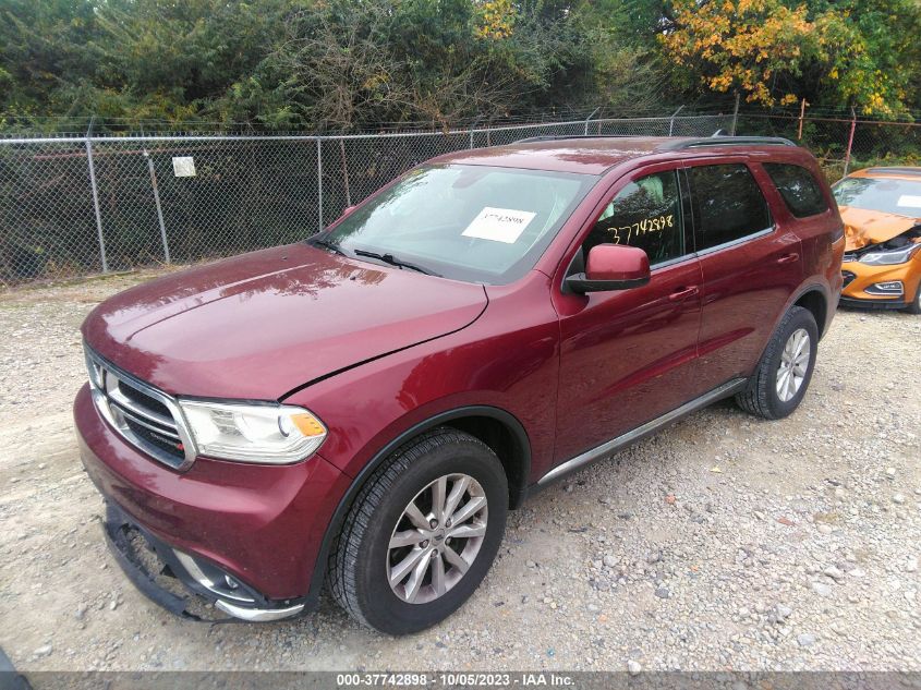 1C4RDJAG3KC651198 Dodge Durango SXT PLUS 2