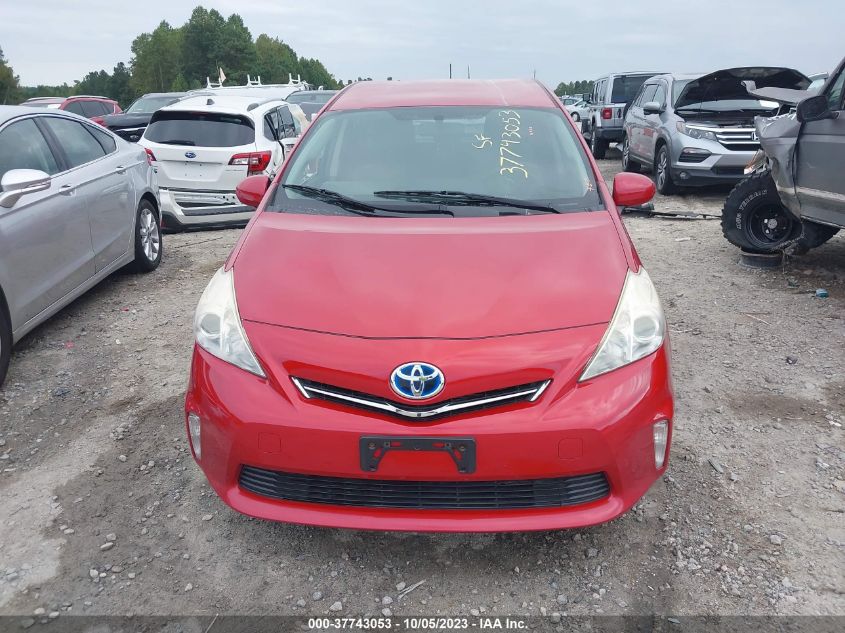2013 TOYOTA PRIUS V TWO/THREE/FIVE - JTDZN3EU0D3190859