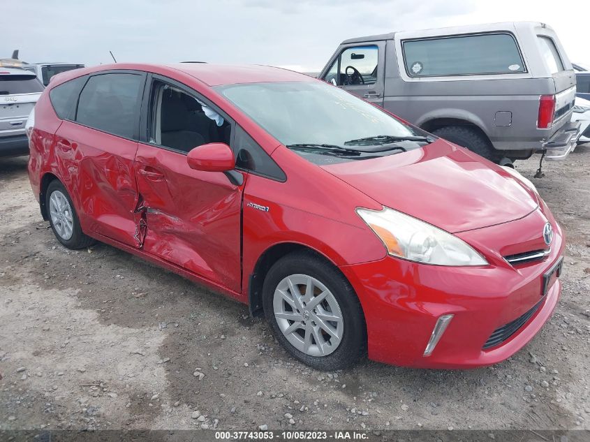 2013 TOYOTA PRIUS V TWO/THREE/FIVE - JTDZN3EU0D3190859