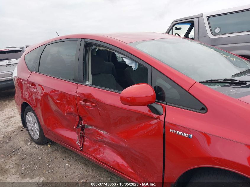2013 TOYOTA PRIUS V TWO/THREE/FIVE - JTDZN3EU0D3190859