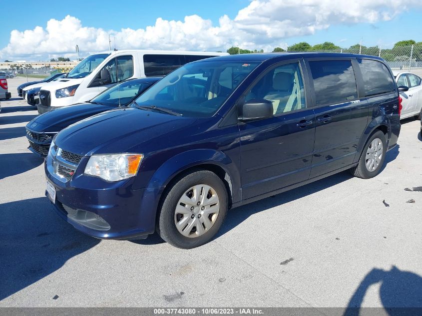 2016 DODGE GRAND CARAVAN SE - 2C4RDGBG1GR114748