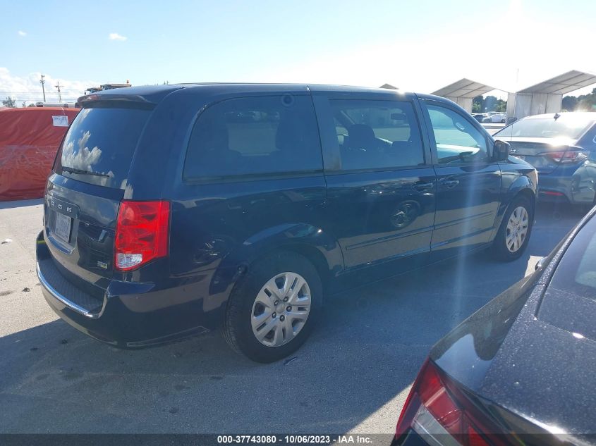 2016 DODGE GRAND CARAVAN SE - 2C4RDGBG1GR114748