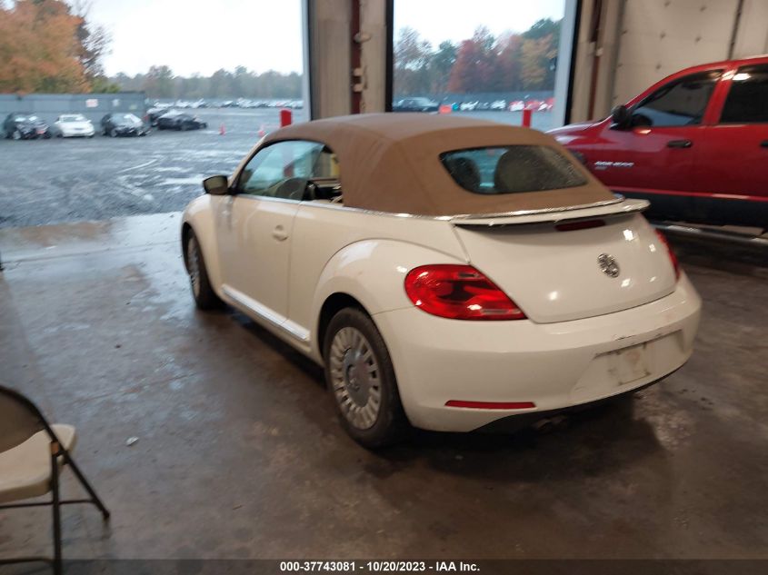 2015 VOLKSWAGEN BEETLE CONVERTIBLE 1.8T 3VW517AT0FM800286