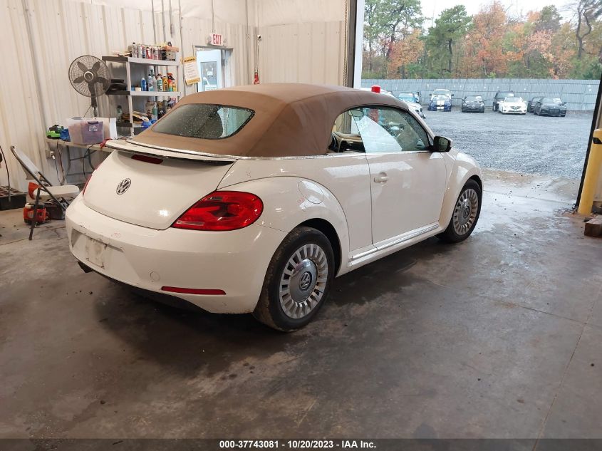 2015 VOLKSWAGEN BEETLE CONVERTIBLE 1.8T 3VW517AT0FM800286