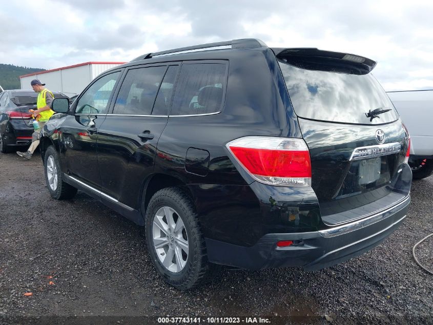 2013 TOYOTA HIGHLANDER - 5TDBK3EH1DS177579