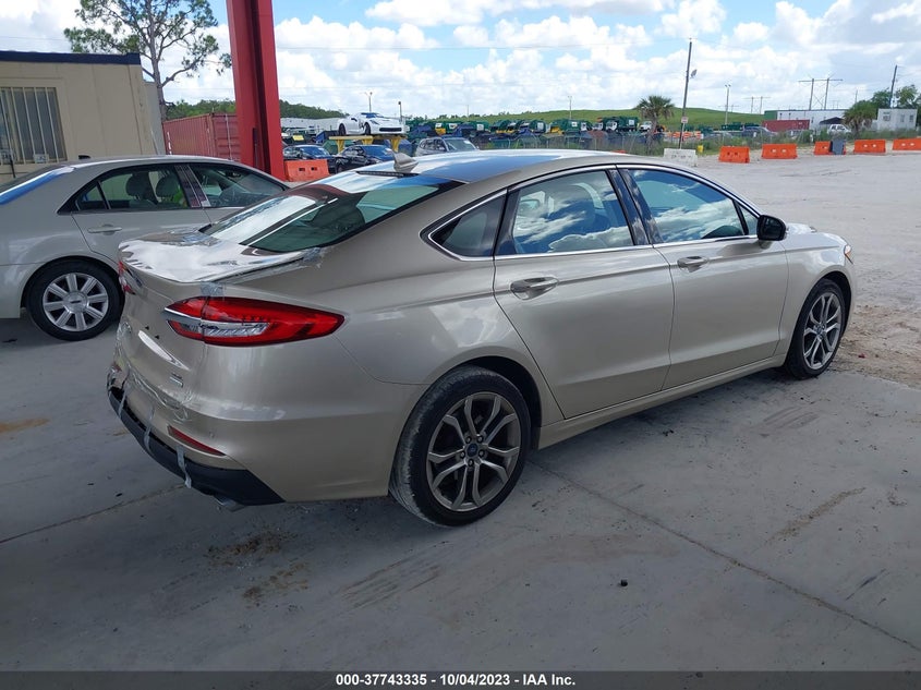VIN 3FA6P0CD9KR269627 2019 FORD FUSION SEL
