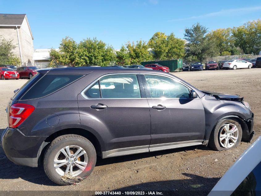 2016 CHEVROLET EQUINOX LS - 2GNALBEKXG6270556